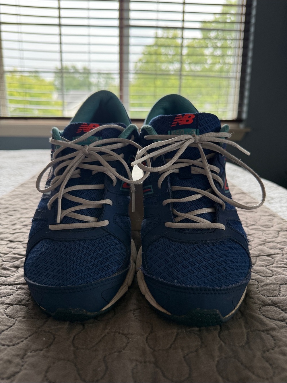 New Balance Blue and Teal Women's Athletic Sneakers